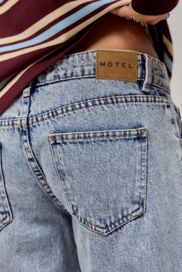 Slide View: 4: Motel Niedrige Taille Parallel Weites Bein Jeans