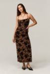 Thumbnail View 1: Motel Chocolate Darsih Flocked Maxi Dress