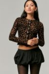 Thumbnail View 1: Motel UO Exklusiv Leopardenmuster Strickjacke