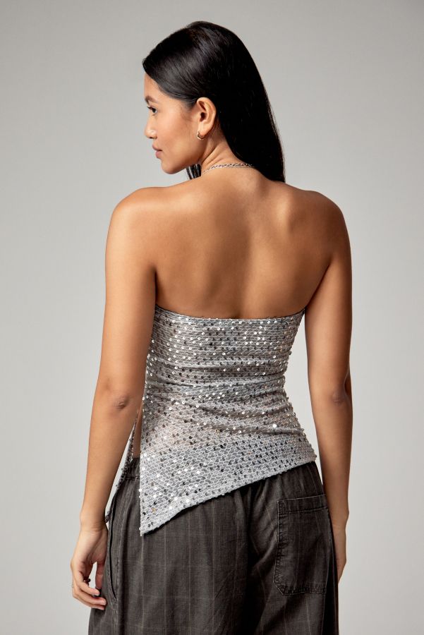 Slide View: 4: Motel Brilia Sequin Bandeau Top