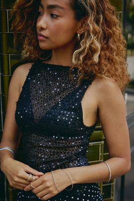 Motel Dudley Sequin Top