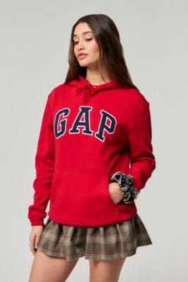 Sudadera con Capucha GAP Roja con Logo Heritage