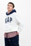 Thumbnail View 6: GAP White Pinstripe Logo Hoodie