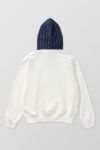 Thumbnail View 9: GAP White Pinstripe Logo Hoodie