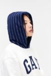 Thumbnail View 5: GAP White Pinstripe Logo Hoodie