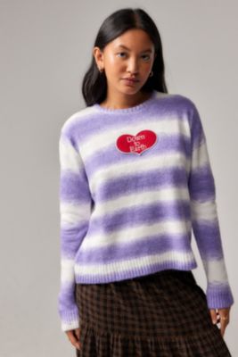 Maglione a Righe Cuore PSC