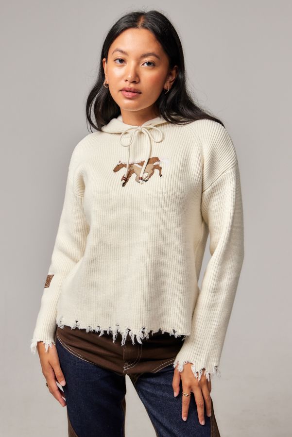 Slide View: 1: PSC Horse Knit Hoodie