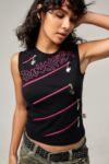 Vista en miniatura 2: Punky Fish Black Zipper Tank Top