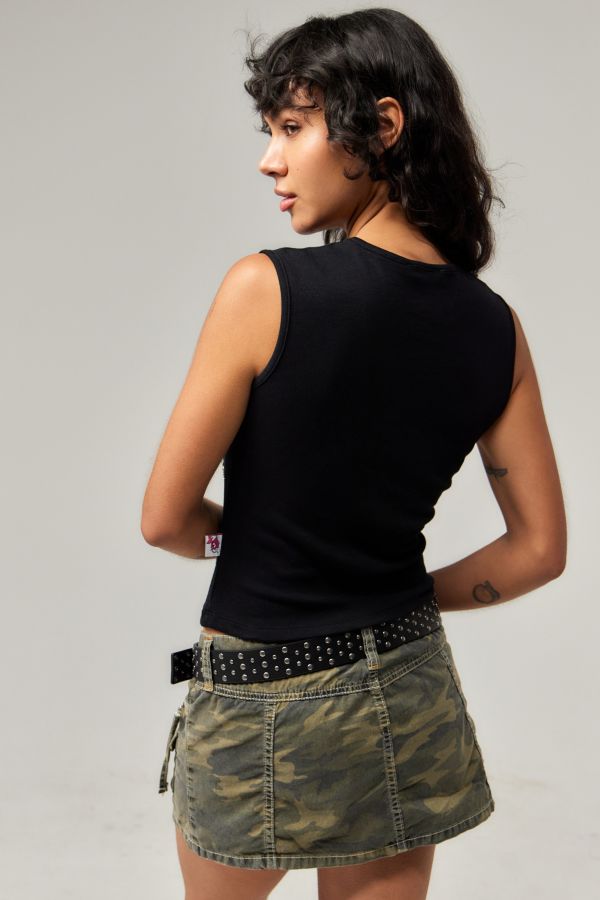 Vista de diapositivas: 4: Punky Fish Black Zipper Tank Top