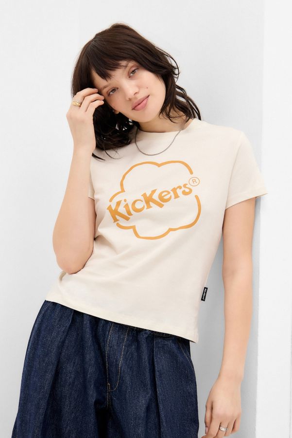 Vista de diapositivas: 1: Camiseta Kickers Ecru con Logo