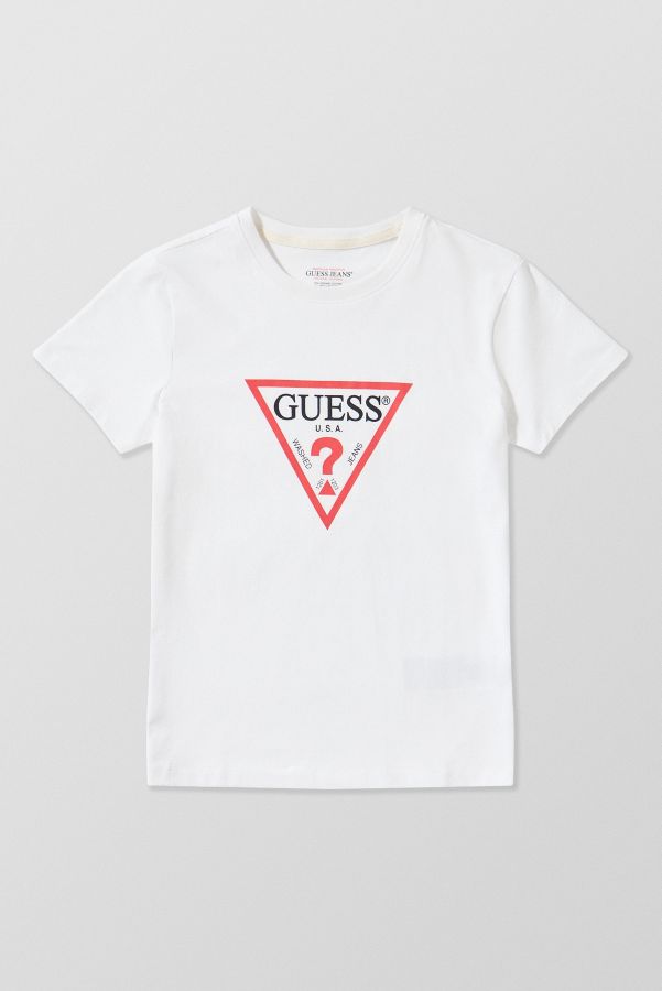 Vista de diapositivas: 7: Camiseta Icónica Blanca Guess Jeans