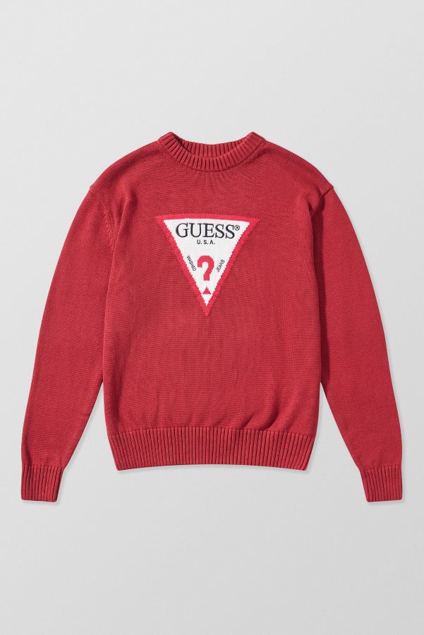 Vista diapositiva: 7: Guess UO Esclusivo Rosso Triangolo Maglione