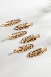 Thumbnail View 2: Leopard Print Creaseless Hair Clip Set