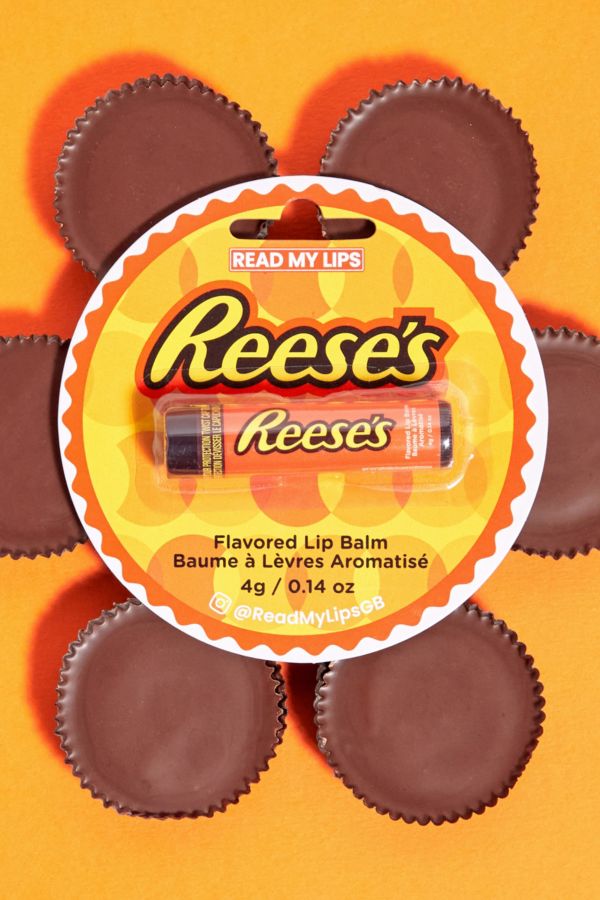 Vista diapositiva: 2: Leggi Le mie labbra Reese's balsamo per le labbra