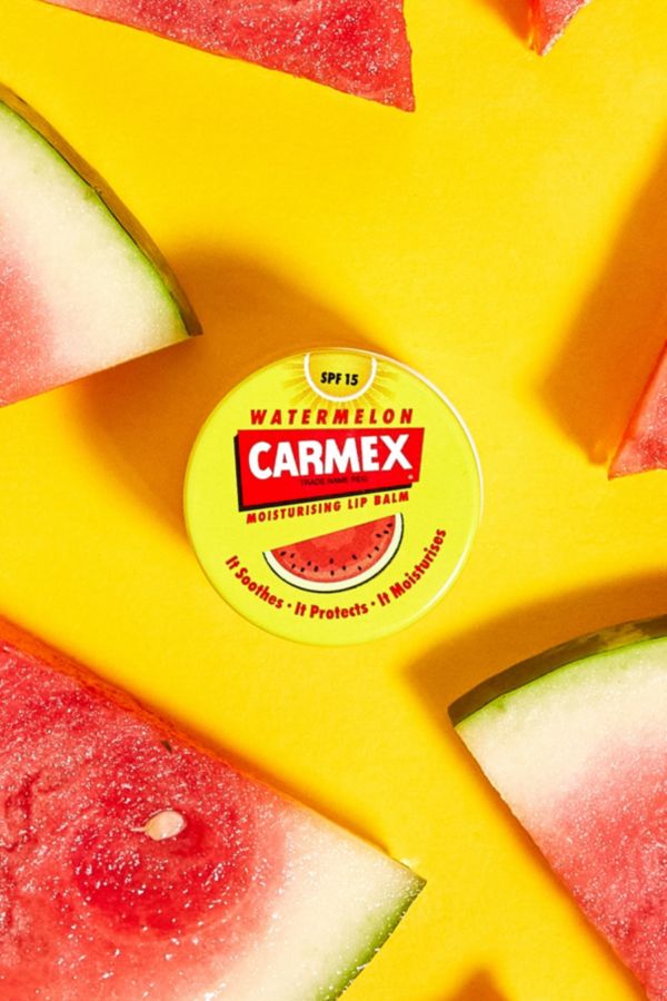 Slide View: 1: Carmex - Baume à lèvres SPF15 en pot parfum pastèque 