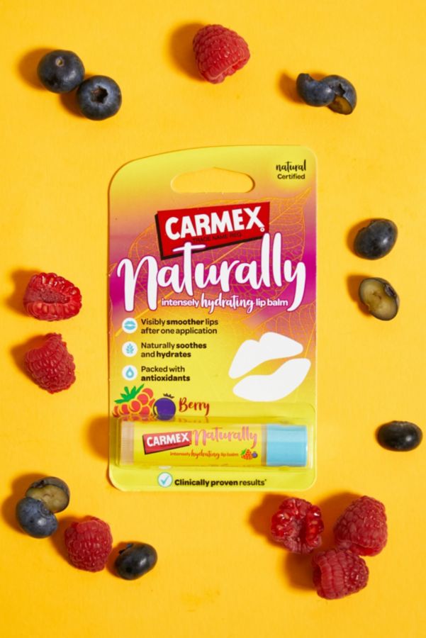 Vista diapositiva: 1: Carmex Balsamo labbra al gusto di bacche naturalmente idratante