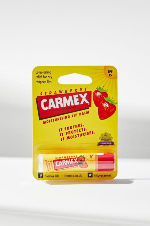 Vista de diapositivas: 3: Carmex Barra de bálsamo labial de fresa SPF15