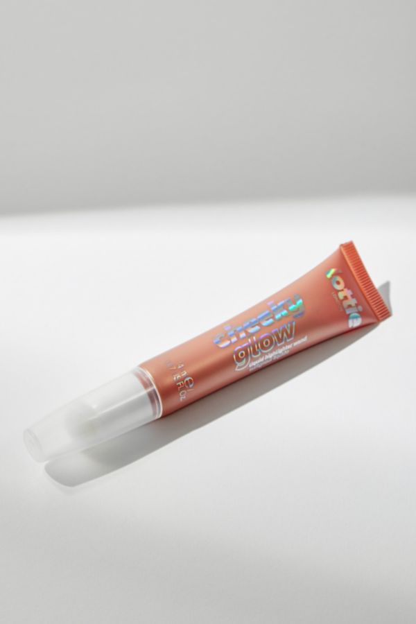 Slide View: 4: Lottie Londres - Crayon illuminateur liquide Cheeky Glow pêche