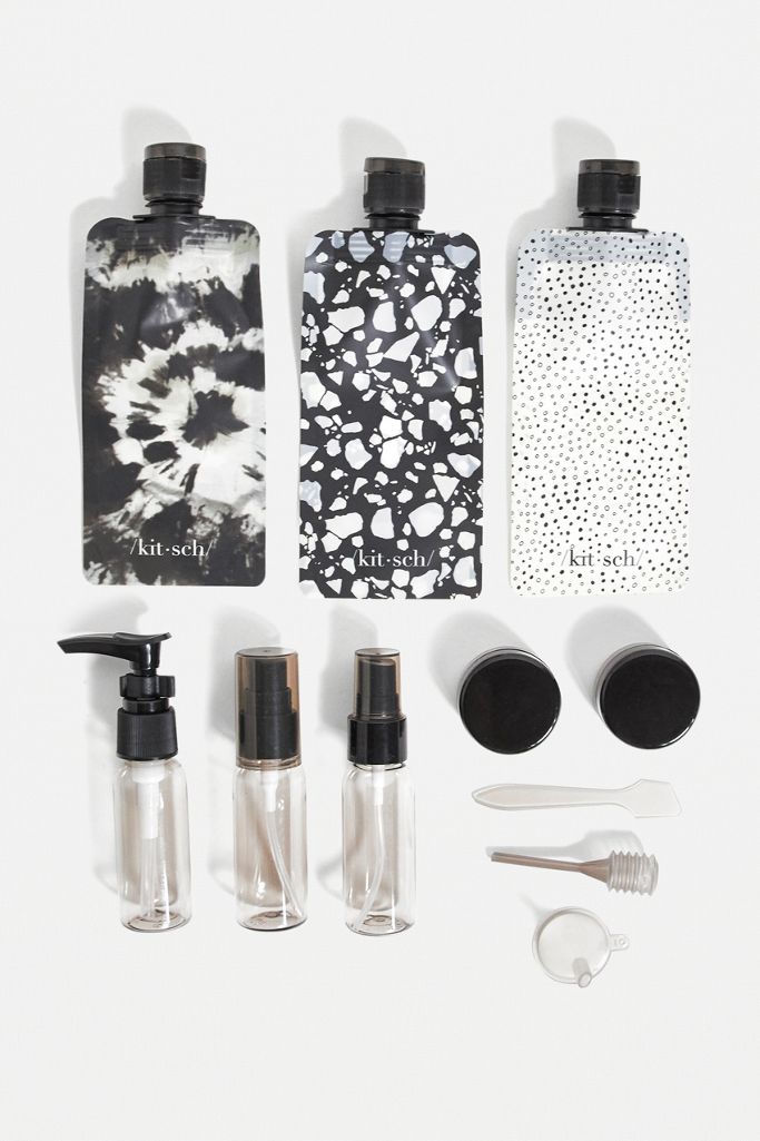 KITSCH Refillable Silicone Jar Travel Set Urban Outfitters UK