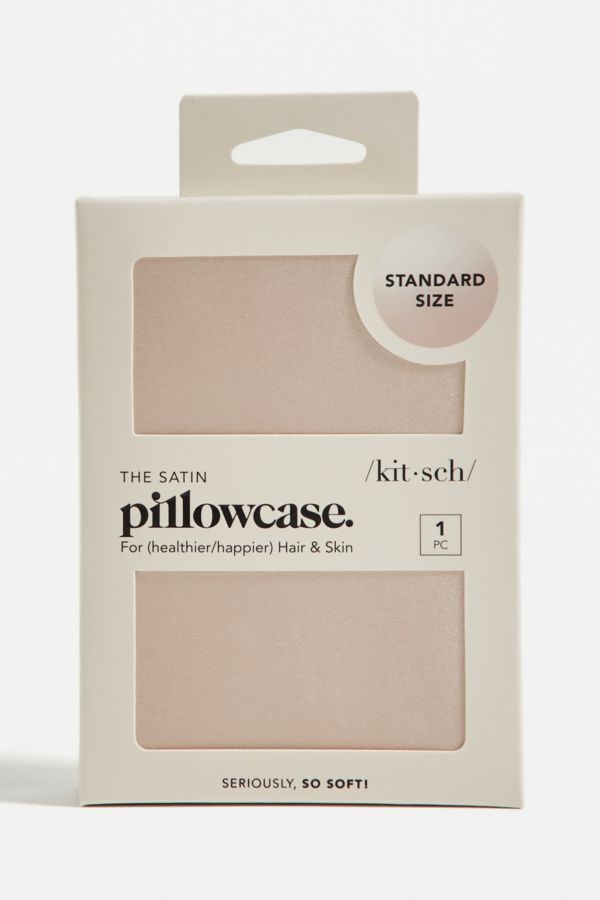 Slide View: 3: Kitsch Blush Satin Pillowcase