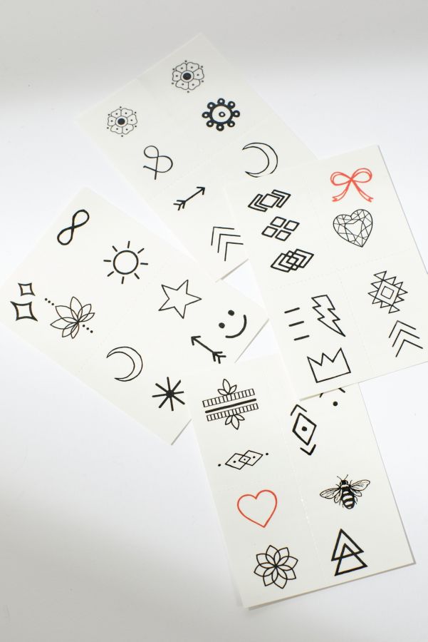 Slide View: 2: INKED By Dani Temporary Finger Tattoos