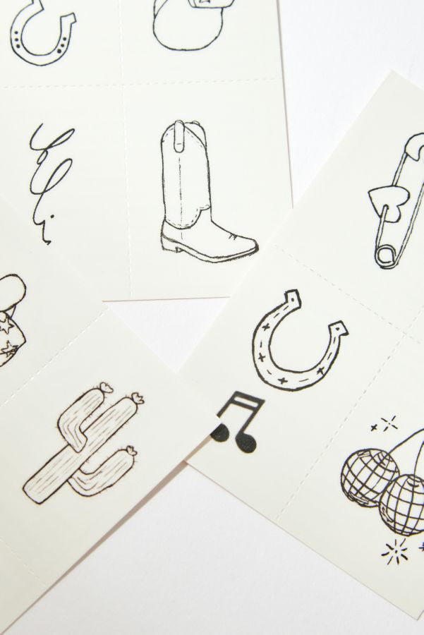 Slide View: 3: INKED Par Dani Disco Cowgirl Pack De Tatouages