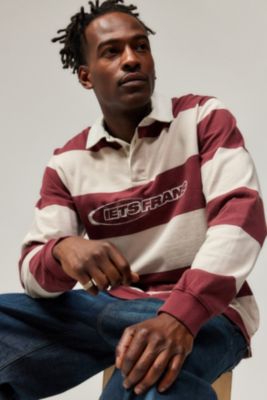 iets frans... Burgundy Stripe Shirt