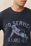 Thumbnail View 3: T-shirt à manches longues en gaufre UO Black Auto Service