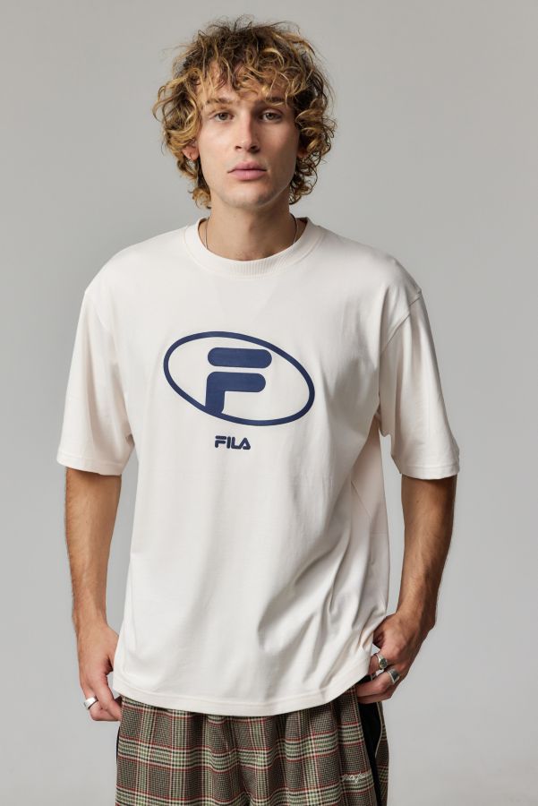 Slide View: 1: T-shirt Fila Zimo Écru