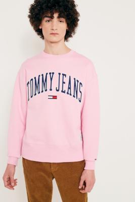 tommy jeans pink hoodie