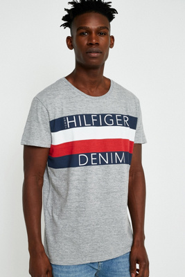 tommy denim t shirt