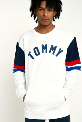 tommy jeans block sweatshirt