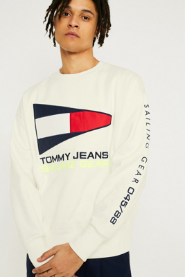 90s sailing logo crew sweatshirt