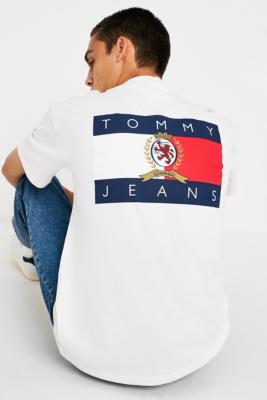 tommy jeans crest t shirt