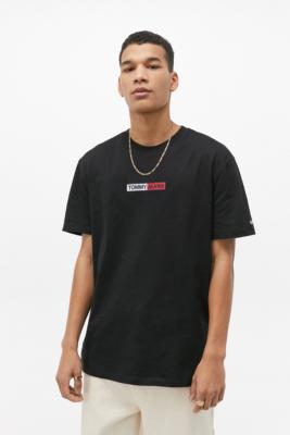 Tommy Jeans Embroidered Logo Black T 