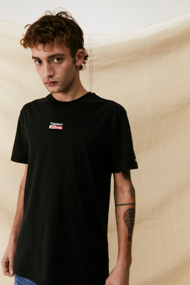black tommy jeans t shirt
