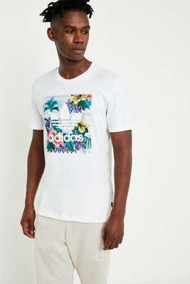adidas flower tee