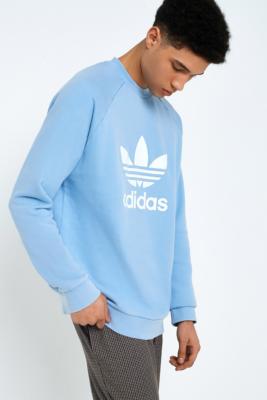 blue adidas crew neck