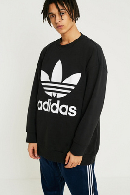 adidas oversized crew neck sweatshirt