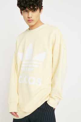 adidas oversized crew neck sweatshirt