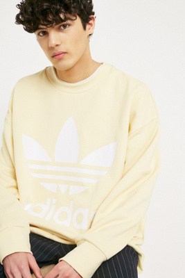 adidas oversized crew neck sweatshirt