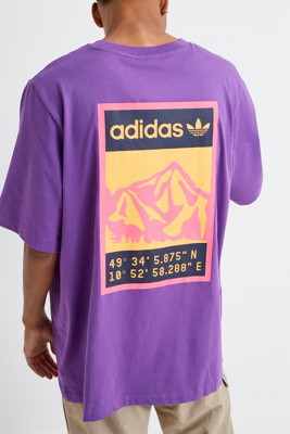 adidas purple tee