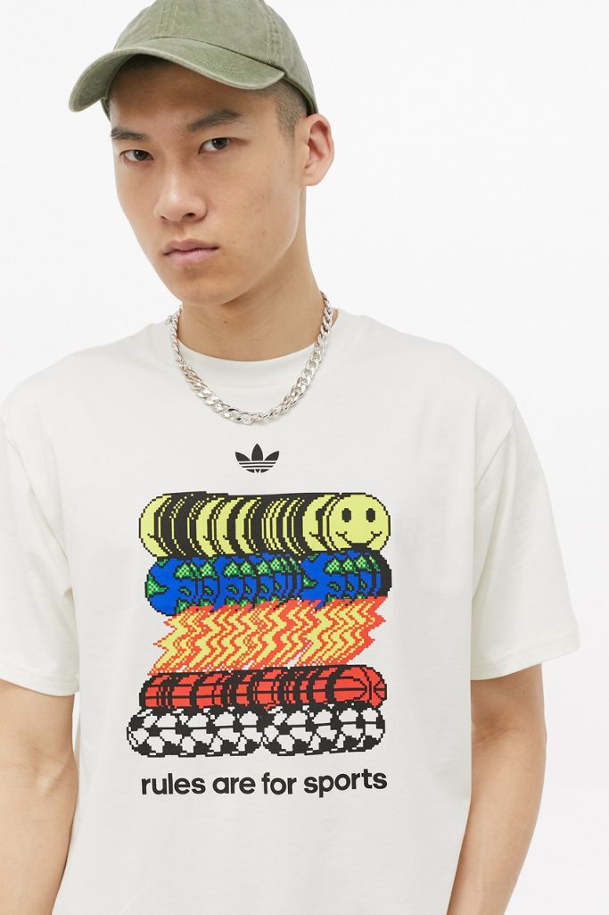 adidas Sports Rule White TShirt Urban Outfitters UK