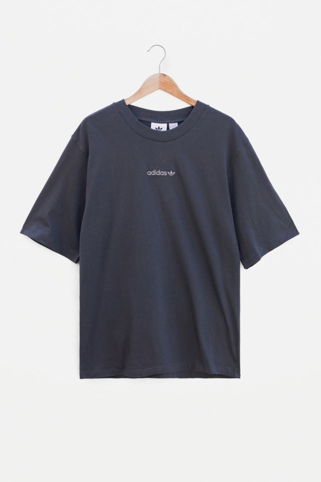 adidas Originals Grey Men's T-Shirt | Urban Outfitters UK