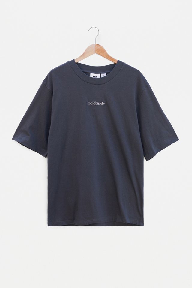 adidas Originals Grey Men's T-Shirt | Urban Outfitters UK