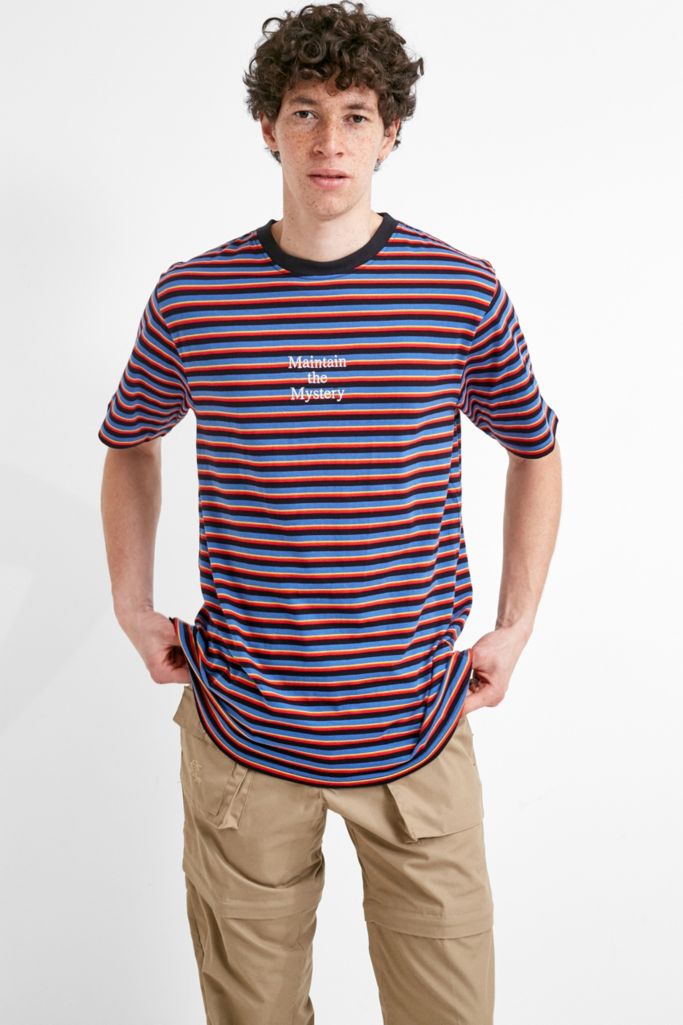 The Hundreds UO Exclusive Mystery Multi-Stripe T-Shirt | Urban ...