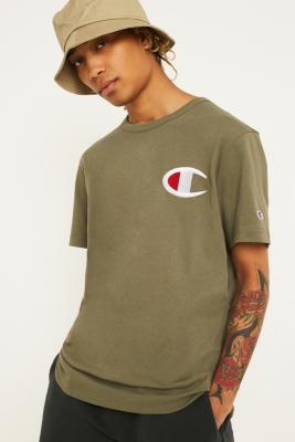 Champion C Logo Khaki T-Shirt | Urban 