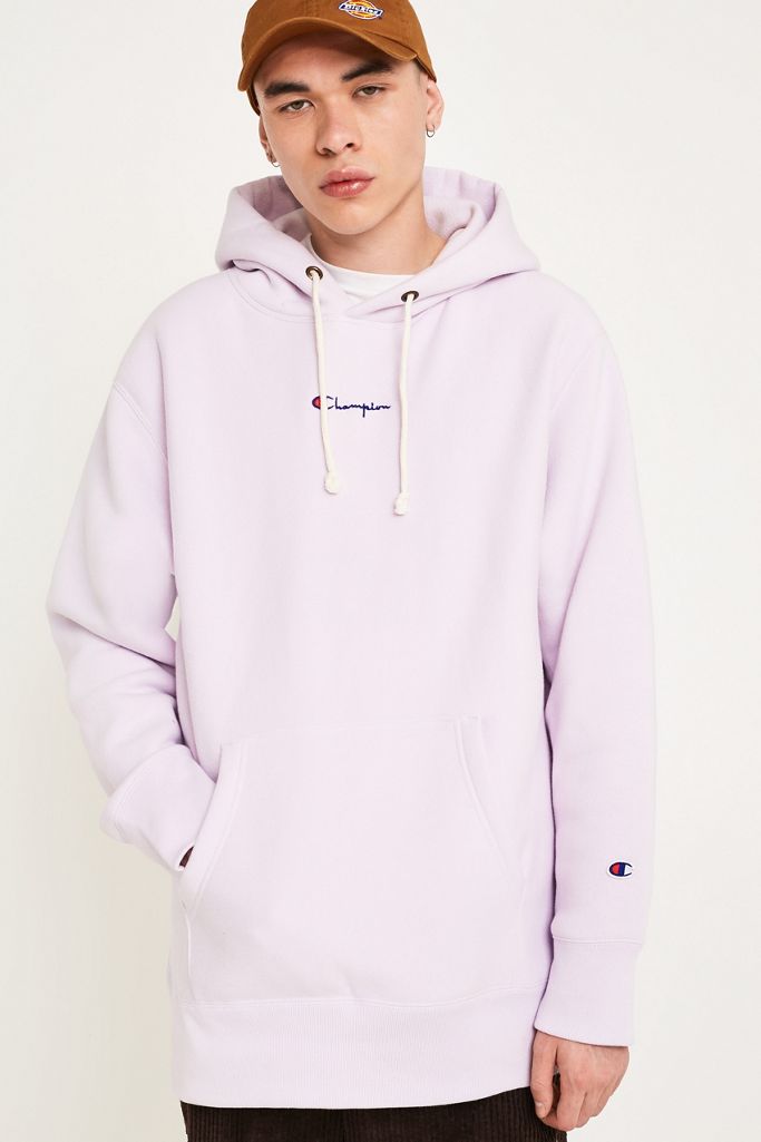 Champion Oversized Lilac Hoodie | Urban Outfitters UK