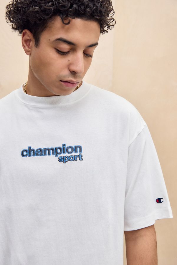 Slide View: 2: Champion White Retro T-Shirt