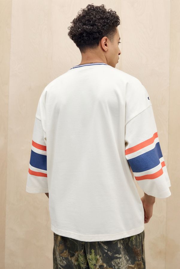 Slide View: 6: Champion White 60s Football T-Shirt